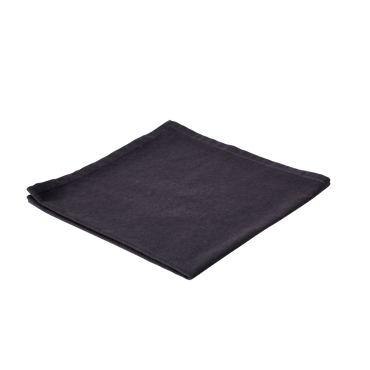 TILA Serviette noir Larg. 45 x Long. 45 cm
