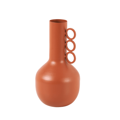 RONDO Vase terre cuite H 22 cm - Ø 11 cm