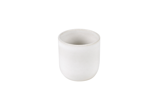 SOUL IVORY Mug blanc H 8,5 cm - Ø 8 cm