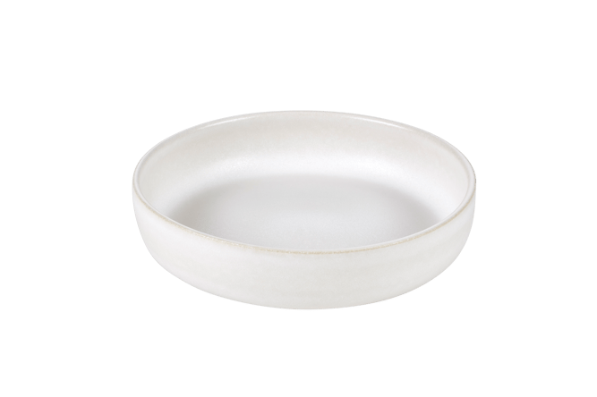 SOUL IVORY Assiette creuse blanc H 4,5 cm - Ø 20 cm