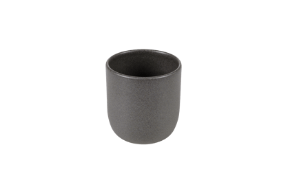 SOUL COAL Mug grigio scuro H 8,5 cm - Ø 8 cm