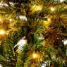 LUMINO Weihnachtsbaum Mit LED Grün H 185 cm - Ø 115 cm