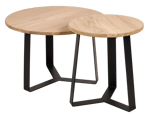 NAVORA Table d'appoint naturel H 40 cm - Ø 60 cm