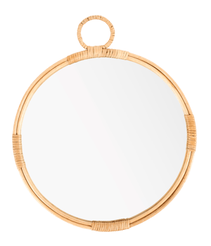 RATTAN Specchio naturale Ø 50 cm