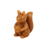 SQUIRREL Kaars eekhoorn bruin H 9 x B 5 x L 8 cm