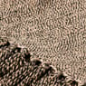 MILAN Plaid noir, beige Larg. 125 x Long. 150 cm