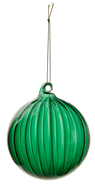 GRINI Boule de Noël vert Ø 10 cm