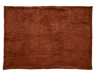 SENSATION Plaid brun Larg. 150 x Long. 200 cm