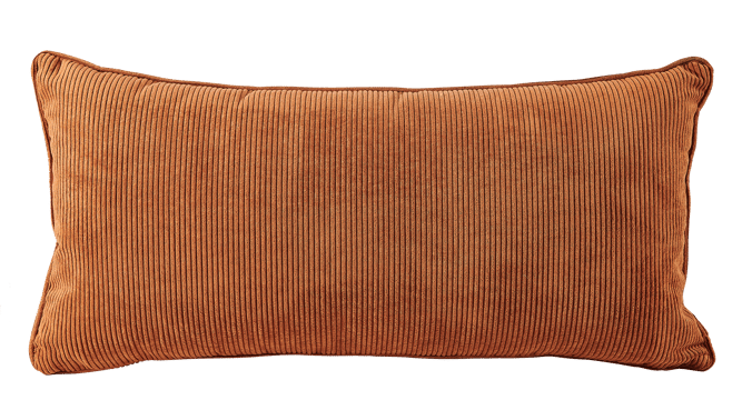 CAROLE Coussin brun Larg. 30 x Long. 60 cm