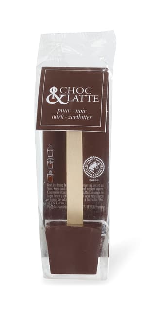 CHOC & LATTE Chocoladestick donkerbruin L 16 cm