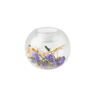 DRY FLOWER Rechaudkerzenhalter Violett H 7 cm - Ø 8 cm