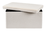 STORAGE Banc de rangement blanc H 38 x Larg. 70 x P 38 cm