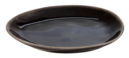 COZY Assiette noir H 2 x Larg. 22 x Long. 18 cm