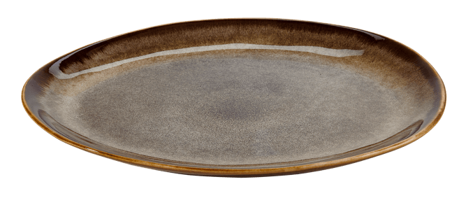 COZY Plato marrón A 2,5 x An. 28,5 x L 24 cm