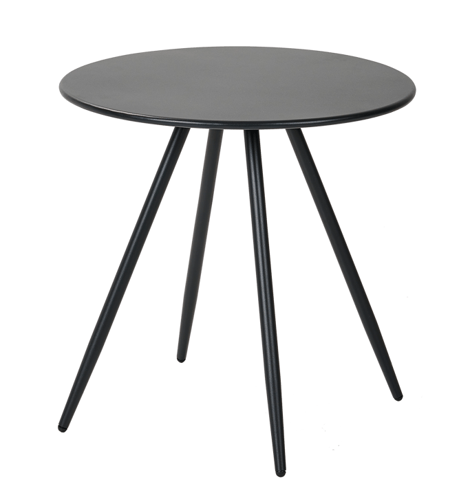 Knorrig zwanger porselein IVY Lounge tafel zwart H 45 cm - Ø 45 cm | CASA