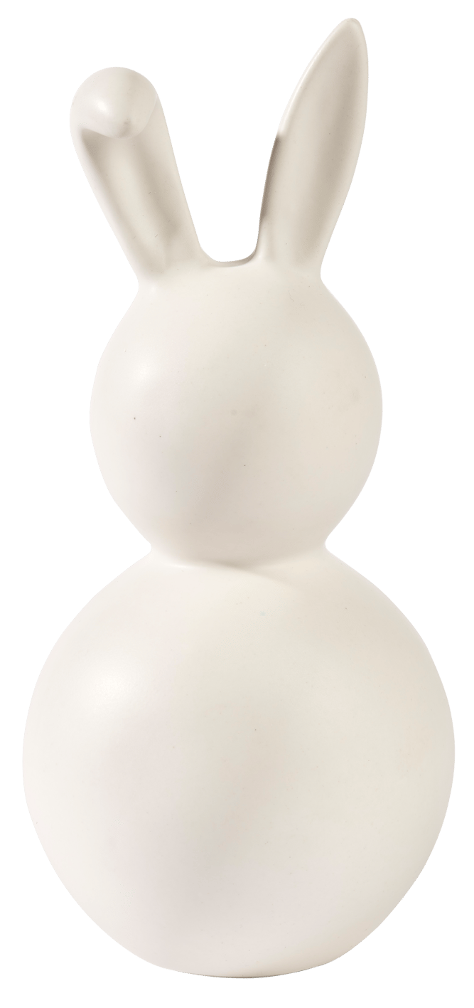 BOLLY Décoration blanc H 19,3 x Larg. 8,5 x Long. 8,5 cm