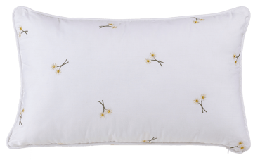 MADDY Coussin blanc Larg. 30 x Long. 50 cm
