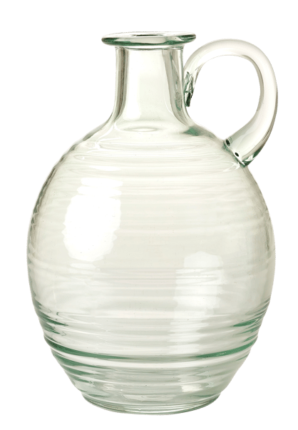 PEONIA Vase vert clair H 26 cm - Ø 17,5 cm