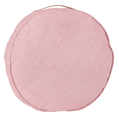 RONDI Cojín colchón rosa A 8 cm - Ø 45 cm