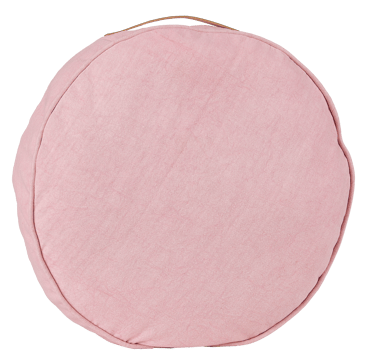 RONDI Cuscino materasso rosa H 8 cm - Ø 45 cm