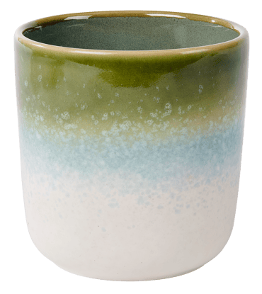 JESSIE GREEN Mug sans anse vert H 9 cm - Ø 7,5 cm