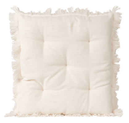 AYLA Cuscino da seduta bianco W 40 x L 40 cm