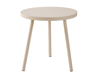 ALEXIS Table d'appoint beige H 53 cm - Ø 50 cm