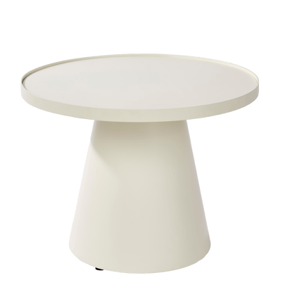 TAYLOR Table d'appoint sable H 40 cm - Ø 50 cm