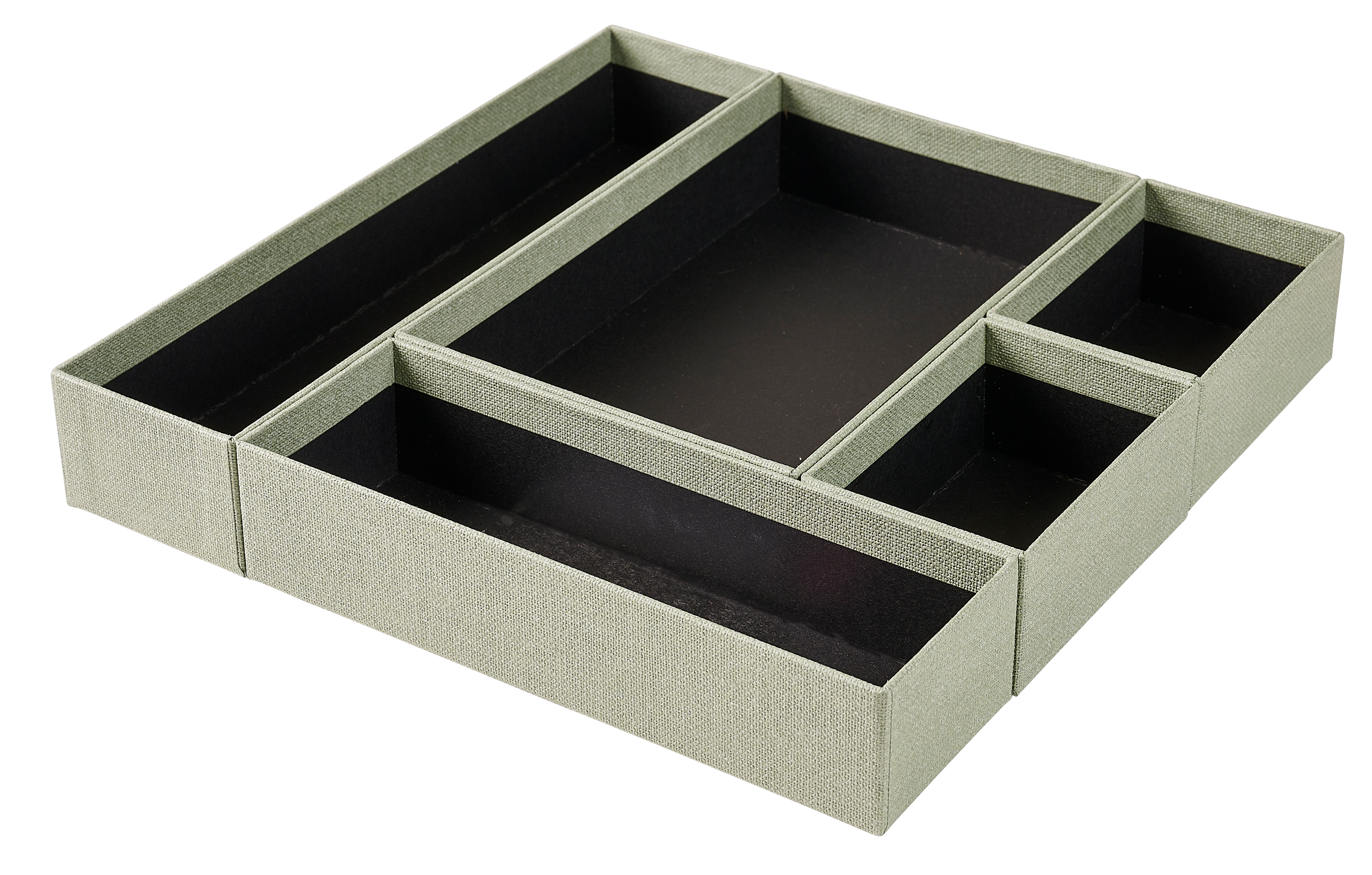 BIGSO Organizzatore scrivania menta H 12,5 x W 33 x D 12,5 cm