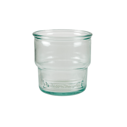 RECY Glas transparant H 8,5 cm - Ø 8,5 cm