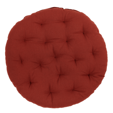 ALDA Cojín de asiento rojo Ø 40 cm