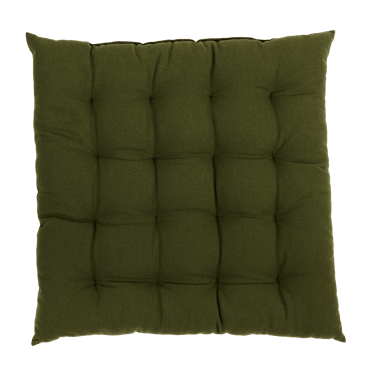 ALDA Coussin d'assise vert foncé Larg. 40 x Long. 40 cm