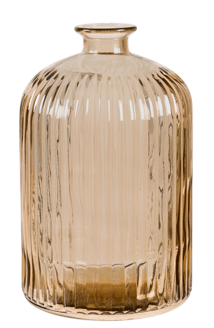 DAROCA Vase brun clair H 23 cm - Ø 15 cm