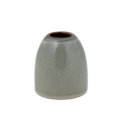 LINDE Vase Taupe H 9 cm - Ø 8 cm