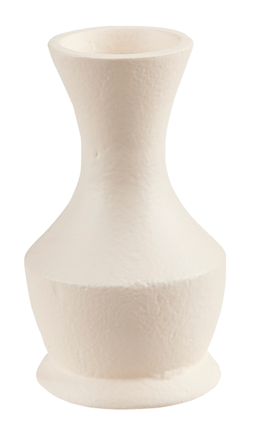 TOLEDO Vase Creme H 12 cm - Ø 6,5 cm
