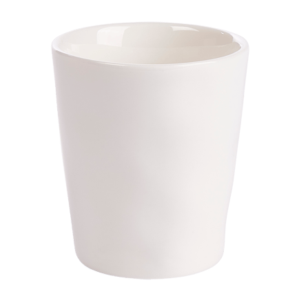 MAREA Mug blanc H 8 cm - Ø 7 cm