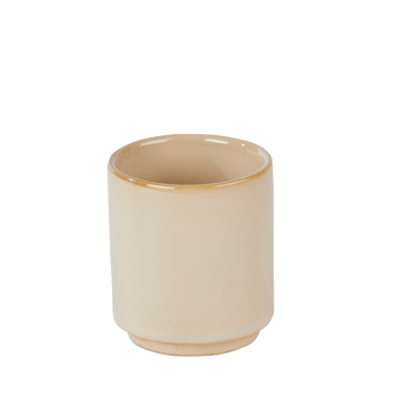 MINERAL SAND Espressomok beige H 6,6 cm - Ø 6 cm