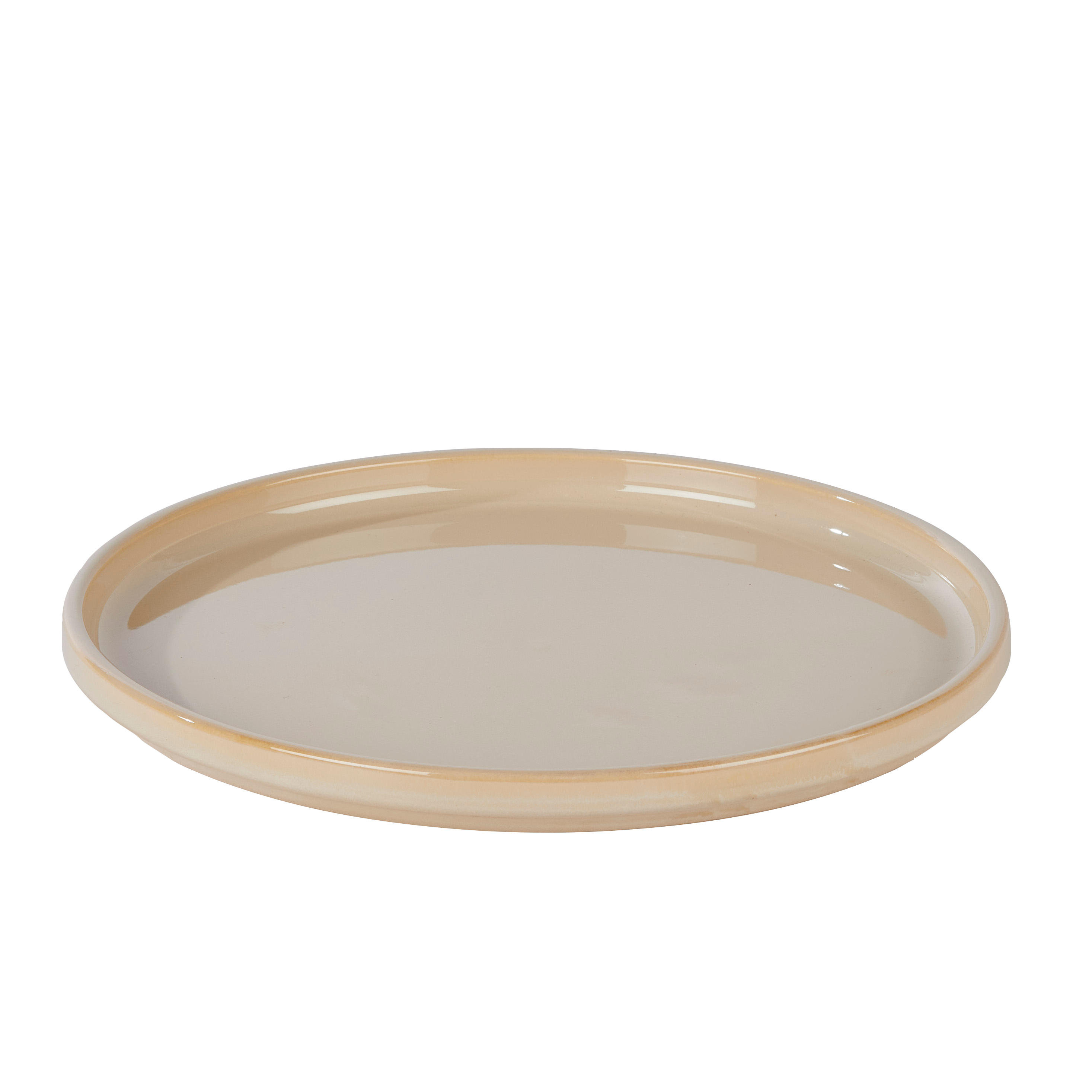 MINERAL SAND Bord beige Ø 26,5 cm | CASA