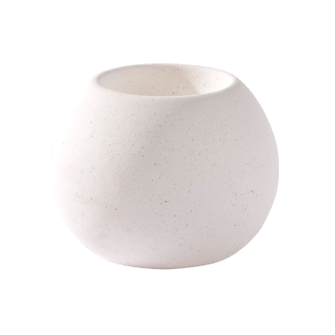 ALBA Support bougie chauffe-plat blanc H 6,7 cm - Ø 8,8 cm
