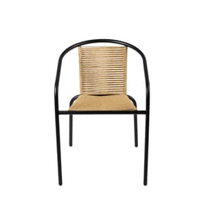 VERONA Cadeira empilhável natural H 73 x W 62 x D 53 cm