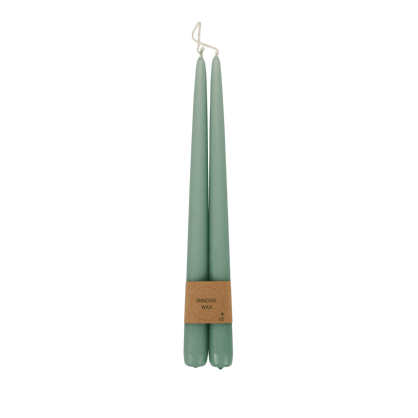 DUO conjunto de 2 vela turquesa L 30 cm - Ø 2,2 cm