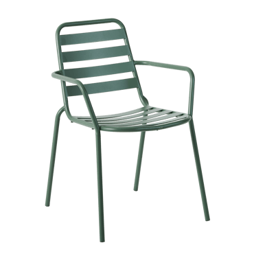 LIVA Bistro stoel kaki H 79,5 x B 52,3 x D 56,3 cm