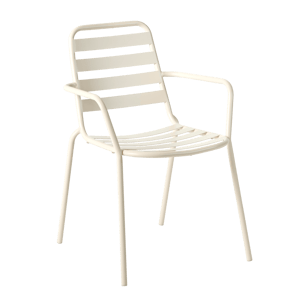 LIVA Chaise bistrot sable H 79,5 x Larg. 52,3 x P 56,3 cm