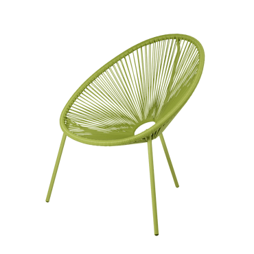 ACAPULCO Lounge stoel lime H 82 x B 75 x D 69 cm
