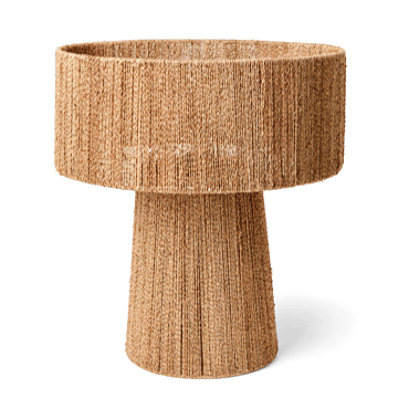 BRITT Lampe de table XL naturel H 45 cm - Ø 40 cm