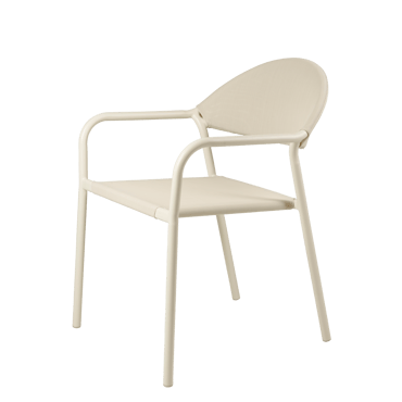 AZURO Chaise sable H 78 x Larg. 63 x P 57 cm