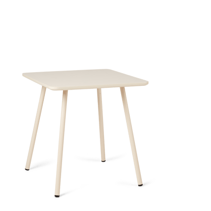 MIKA Table pour enfants sable H 50 x Larg. 48 x Long. 48 cm