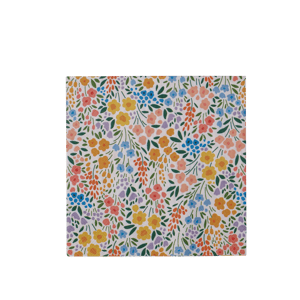 FANNY Set de 20 serviettes multicolore Larg. 33 x Long. 33 cm