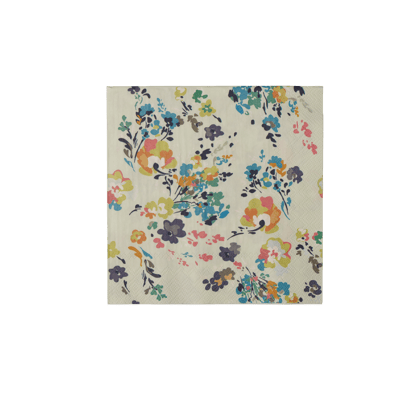 BLOOM Paquete de 20 servilletas multicolor An. 33 x L 33 cm
